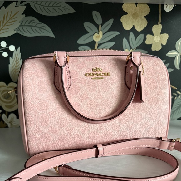 Coach Handbags - Coach Powder Pink Rowan